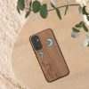 Husa Samsung Galaxy A34 5G, Maro/Multicolor, Lemn/Silicon, 60813.07