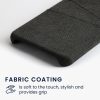 Husa Google Pixel 8 Pro, Gri inchis, Textil/Plastic, 61884.19