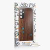 Husa Samsung Galaxy A14 5G, Maro, Lemn/Silicon, 60817.09