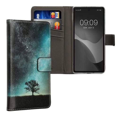 Husa Google Pixel 7a, Multicolor, Piele ecologica/Silicon, 61882.01