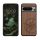 Husa Google Pixel 8 Pro, Maro, Lemn/Silicon, 61876.02