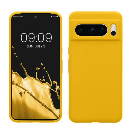 Husa Google Pixel 8 Pro, Galben, Silicon, 61854.165