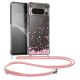 Husa Google Pixel 8 Pro, Transparent/Roz, Silicon, 61866.02