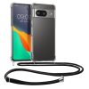Husa Google Pixel 8, Transparent/Negru, Silicon, 61863.01