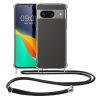 Husa Google Pixel 8, Transparent/Negru, Silicon, 61863.01