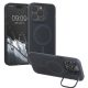 Husa Apple iPhone 14 Pro Max, Albastru inchis/Transparent, Silicon, 61852.17
