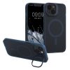 Husa Apple iPhone 13, Albastru inchis/Transparent, Silicon, 61939.17
