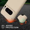 Husa cu jnur Google Pixel 8 Pro, Crem, Silicon, 61868.16