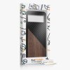 Husa Google Pixel 8, Maro/Negru, Lemn/Silicon, 61873.01