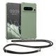 Husa cu jnur Google Pixel 8 Pro, Verde deschis, Silicon, 61868.172