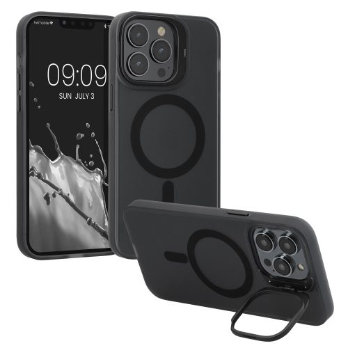 Husa Apple iPhone 13 Pro, Negru/Transparent, Silicon, 61940.01