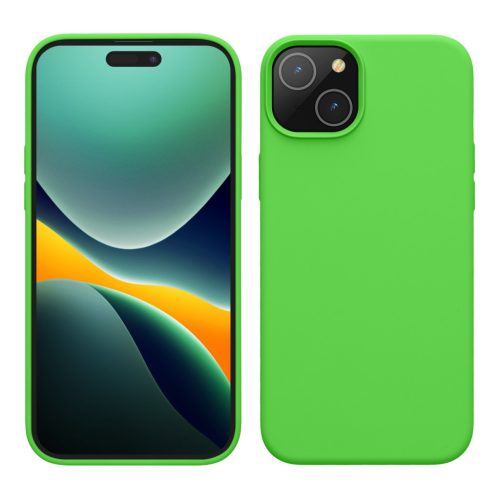 Husa Apple iPhone 15, Verde, Silicon, 61953.159