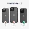 Husa Apple iPhone 15 Pro, Negru/Transparent, Policarbonat, 61963.01