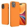 Husa Apple iPhone 15, Portocaliu, Silicon, 61957.15
