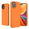 Husa Apple iPhone 15 Plus, Portocaliu, Silicon, 61958.15