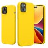 Husa Apple iPhone 15, Galben, Silicon, 61953.165