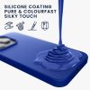 Husa Apple iPhone 15 Pro Max, Albastru, Silicon, 61956.134