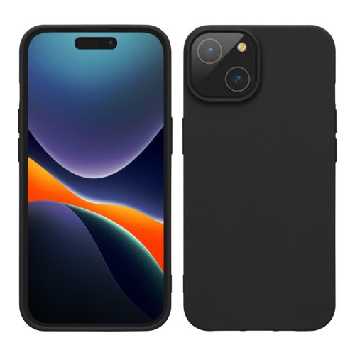 Husa Apple iPhone 15 Plus, Negru, Silicon, 61958.47