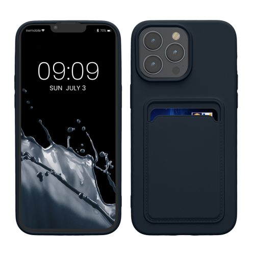 Husa Apple iPhone 15 Pro Max, Albastru inchis, Silicon, 62020.17