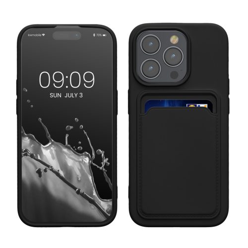 Husa Apple iPhone 15 Pro, Negru, Silicon, 62019.01
