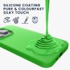 Husa Apple iPhone 15 Pro, Verde, Silicon, 61955.159