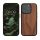 Husa Apple iPhone 15 Pro, Maro, Lemn/Silicon, 62009.18