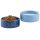Set 2 castroane Navaris pentru caini, 700 ml, ceramica, lavabile, albastru, NAV000025VC001C