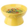Statie de apa pentru albine Navaris, cu 80 bile de sticla, galben, ceramica, NAV000011QL002C