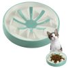 Bol mancare Navaris, ceramica, 20 cm, pentru caini si pisici, slow eating, NAV000025YC001C