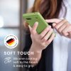 Husa Google Pixel 6a, Verde deschis, Silicon, KWM000015FZ043C