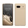 Husa Google Pixel 7a, Crem, Silicon, KWM000019YE013C