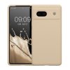 Husa Google Pixel 7a, Crem, Silicon, KWM000019YE013C