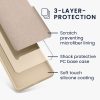 Husa Google Pixel 7a, Crem, Silicon, KWM000019YE013C
