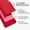 Husa Google Pixel 7a, Rosu, Silicon, KWM000019YE014C