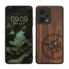 Husa Xiaomi Redmi Note 12 Pro 5G, Maro/Albastru, Lemn, KWM000018BW004C