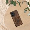 Husa Xiaomi Redmi Note 12 Pro 5G, Maro/Albastru, Lemn, KWM000018BW004C