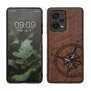Husa Xiaomi Redmi Note 12 Pro Plus 5G, Maro/Albastru, Lemn, KWM000018BX004C