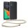 Husa Motorola Moto E13, Transparent/Auriu, Silicon, KWM000019ZE002C