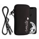 Husa Universala telefon, Marime L - 6.5 inch, Negru/Alb, Neopren, KWM000016AJ020C
