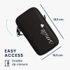 Husa Universala telefon, Marime L - 6.5 inch, Negru/Alb, Neopren, KWM000016AJ020C