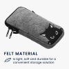 Husa Universala telefon, Marime XL - 6.8 inch, Gri/Negru, Textil, KWM000016AK017C