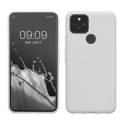Husa Google Pixel 5, Alb, Silicon, KWM0000116C019C