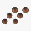 Set 6 Varfuri de schimb Kwmobile pentru JBL Tune 120TWS/Tune T125TWS, Alb, Silicon, KWM000018QO002C