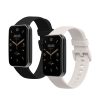 Set 2 Curele Kwmobile pentru Xiaomi Mi Band 7 Pro, Negru/Alb, Silicon, KWM0000176Z009C