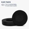Set 2 Perne de urechi cu gel de racire Kwmobile pentru Beyerdynamic DT 880, Negru, Piele ecologica, KWM000024SD001C