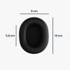 Set 2 Perne de urechi Kwmobile pentru Sony WH-1000XM5, Negru, Piele ecologica, KWM000024SF001C