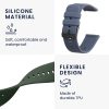 Set 2 Curele Kwmobile pentru Huawei Watch 4/Watch 4 Pro/Watch 3, Verde inchis/Albastru, Silicon, KWM000024SW002C