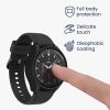 Set 2 Huse Kwmobile cu sticla securizata pentru Samsung Galaxy Watch 6, Negru/Transparent, Plastic, KWM000024TD001C