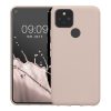 Husa Google Pixel 5, Crem, Silicon, KWM0000116C020C