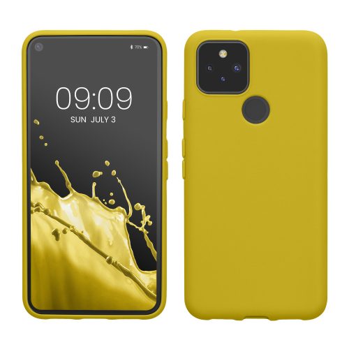 Husa Google Pixel 5, Galben, Silicon, KWM0000116C021C